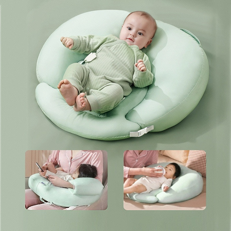 Baby nursing pillow, nursing lumbar pillow, crib in one
